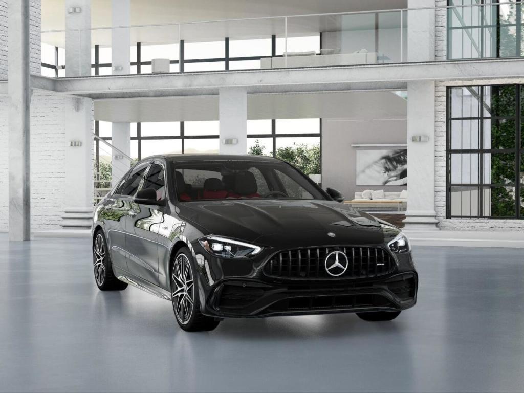 new 2025 Mercedes-Benz AMG C 43 car, priced at $70,380