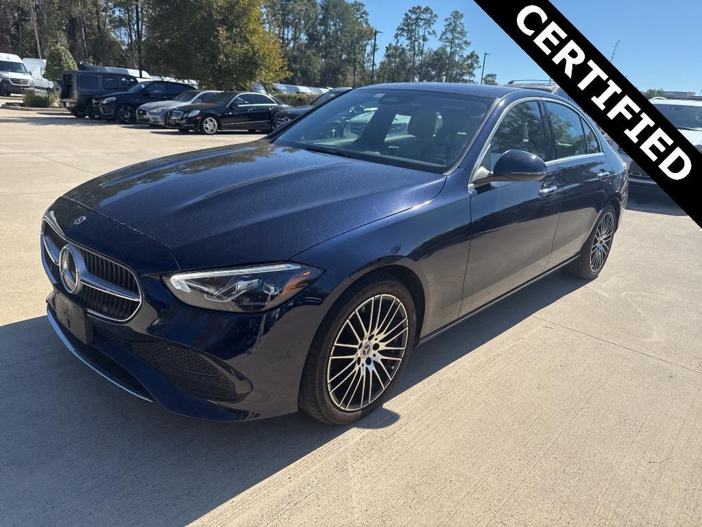 used 2022 Mercedes-Benz C-Class car, priced at $34,498