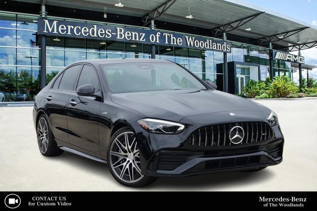 new 2024 Mercedes-Benz AMG C 43 car, priced at $67,555