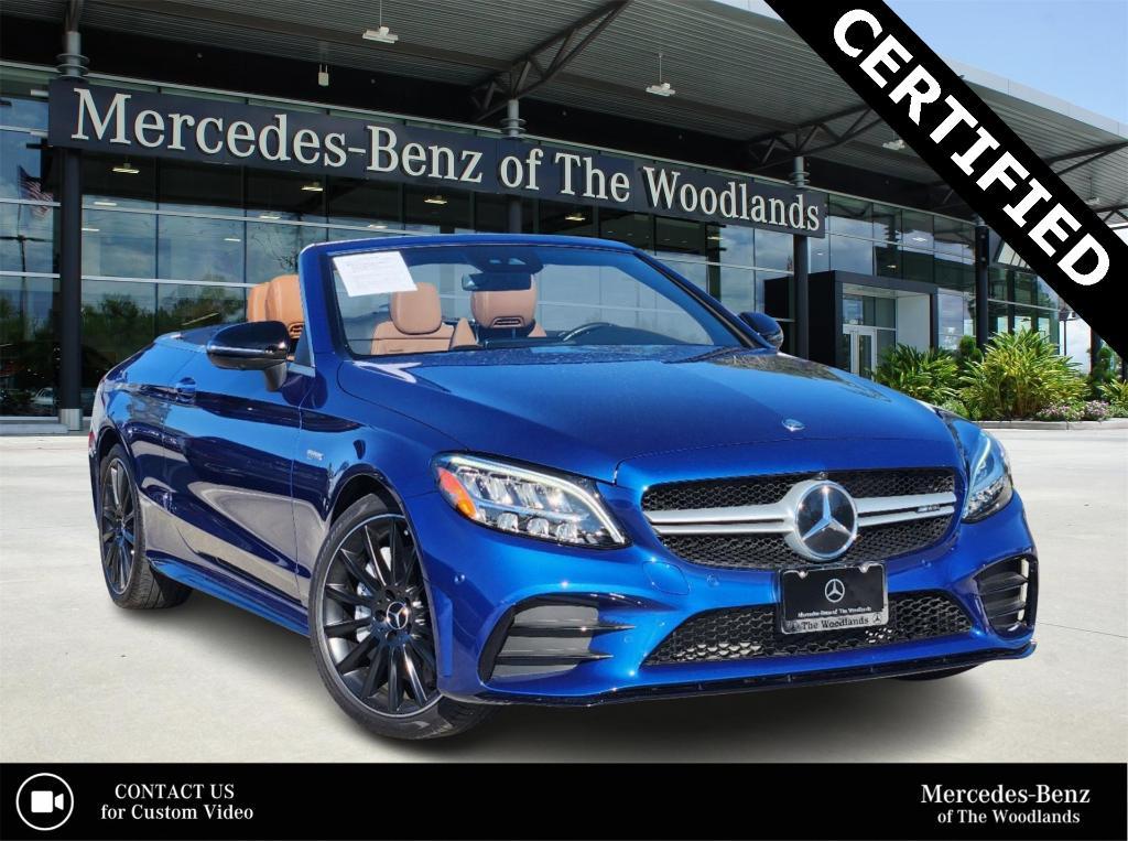 used 2023 Mercedes-Benz AMG C 43 car, priced at $61,498