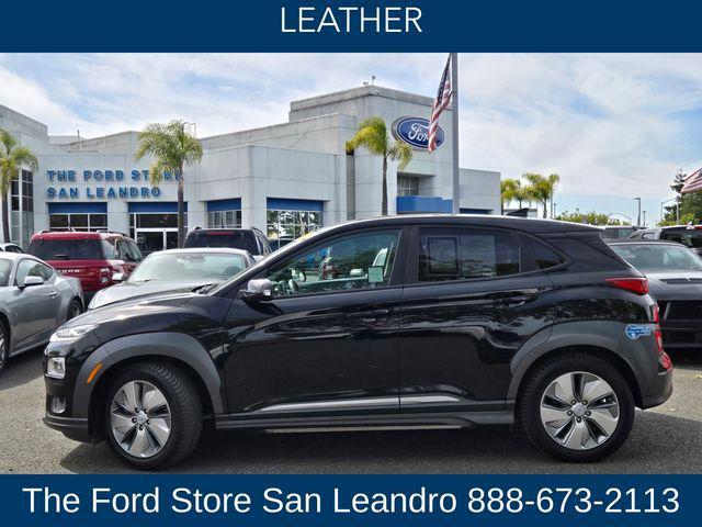 used 2021 Hyundai Kona EV car, priced at $18,900