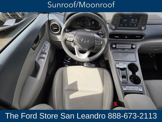 used 2021 Hyundai Kona EV car, priced at $18,900