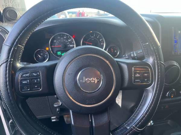 used 2013 Jeep Wrangler Unlimited car, priced at $17,995