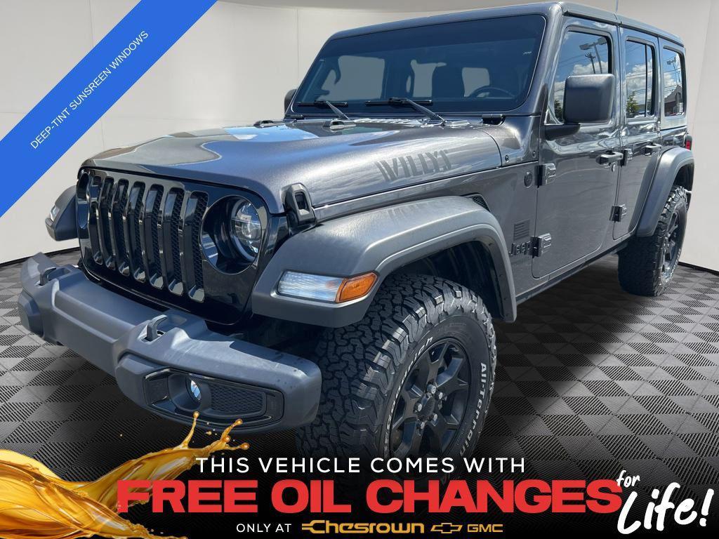 used 2021 Jeep Wrangler car, priced at $23,899