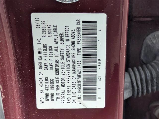 used 2015 Honda Accord car, priced at $15,434