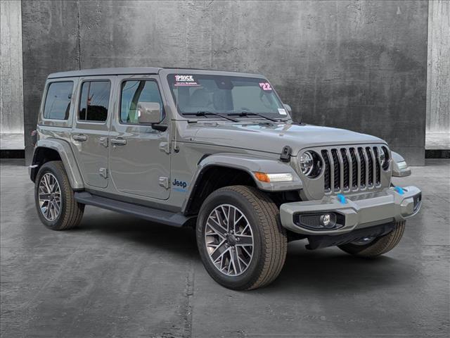 used 2022 Jeep Wrangler Unlimited 4xe car, priced at $37,816