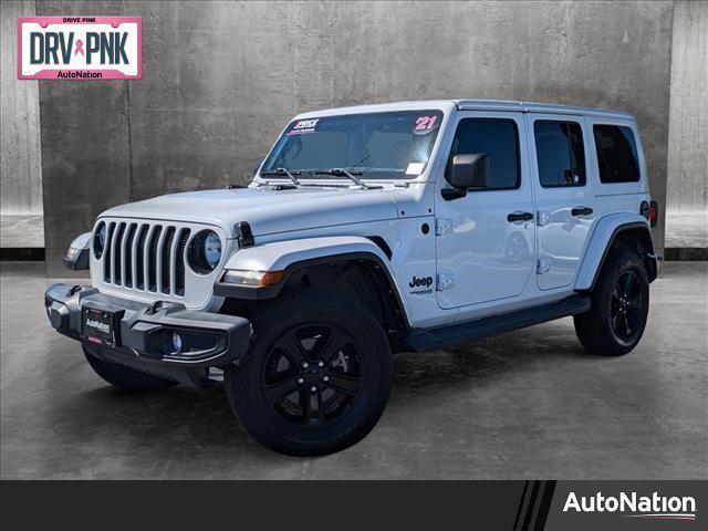 used 2021 Jeep Wrangler Unlimited car, priced at $33,419