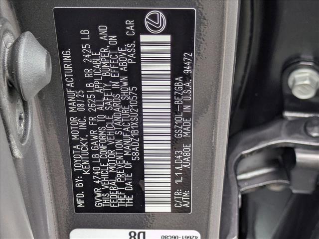 new 2025 Lexus ES 350 car, priced at $46,053