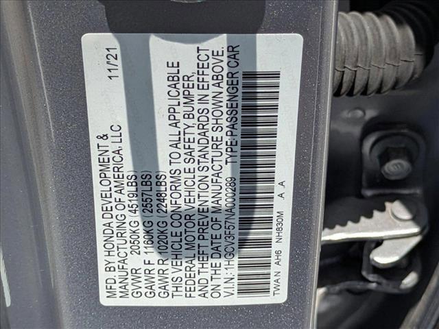used 2022 Honda Accord Hybrid car, priced at $25,495
