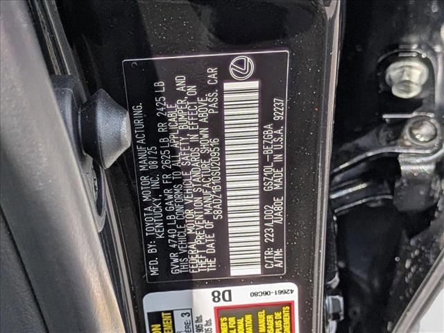 new 2025 Lexus ES 350 car, priced at $47,549
