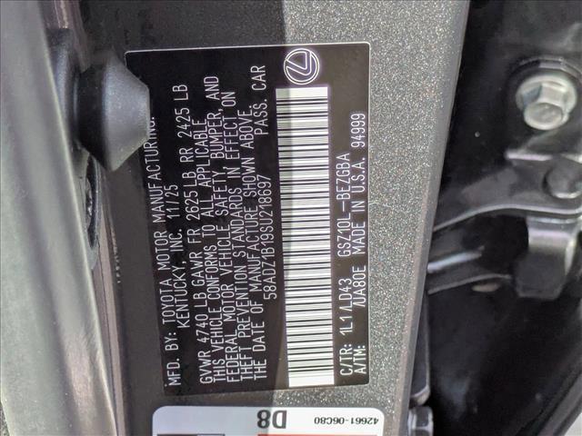 new 2025 Lexus ES 350 car, priced at $45,855