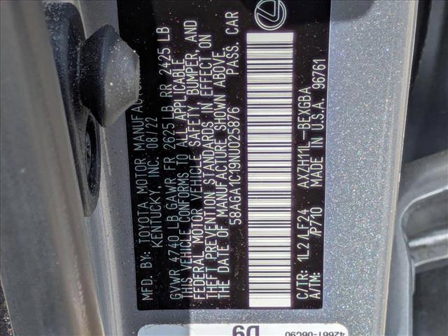 used 2022 Lexus ES 300h car, priced at $44,990