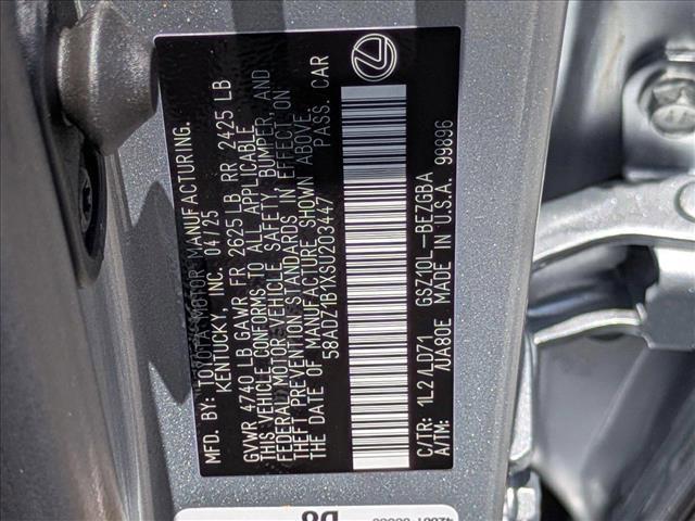 new 2025 Lexus ES 350 car, priced at $45,781