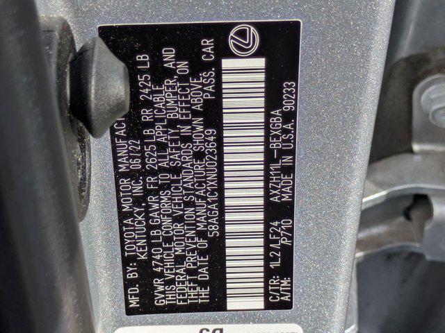 used 2022 Lexus ES 300h car, priced at $37,956