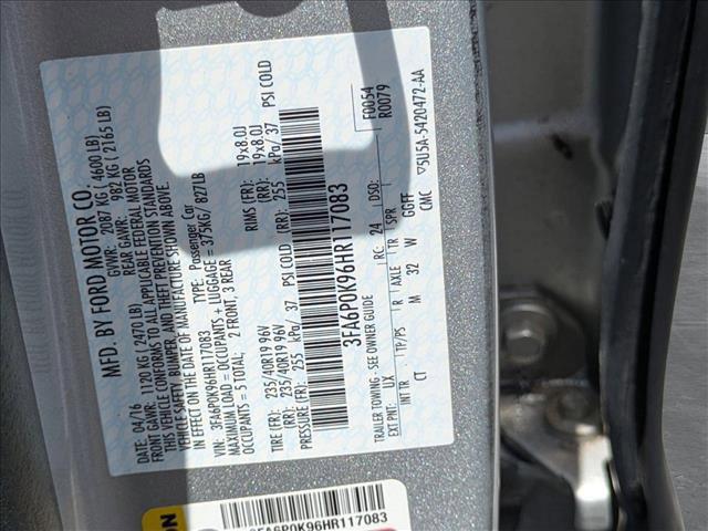 used 2017 Ford Fusion car, priced at $17,792