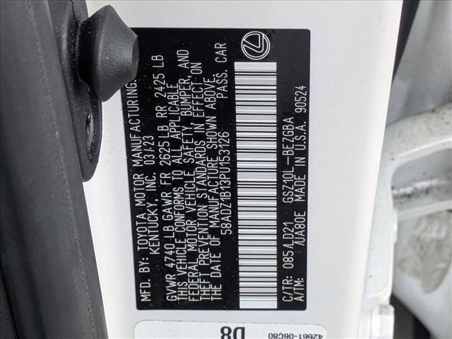 used 2023 Lexus ES 350 car, priced at $37,998