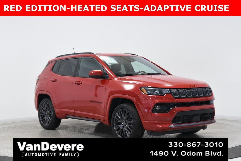 used 2022 Jeep Compass car, priced at $21,780
