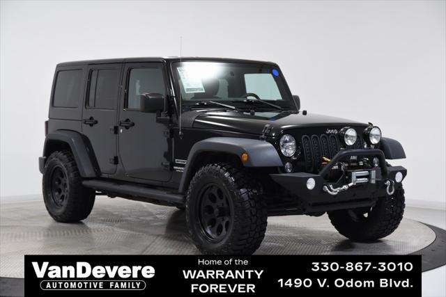 used 2017 Jeep Wrangler Unlimited car, priced at $19,659