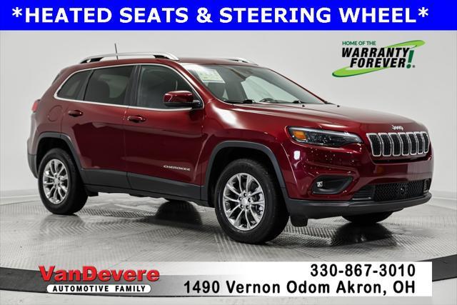 used 2021 Jeep Cherokee car, priced at $21,653