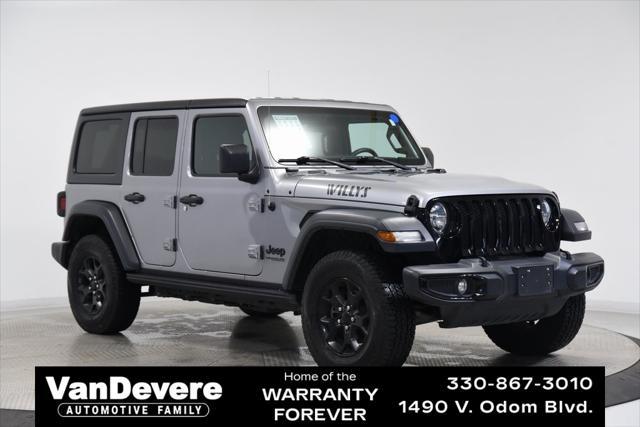used 2021 Jeep Wrangler Unlimited car, priced at $27,295