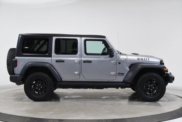 used 2021 Jeep Wrangler Unlimited car, priced at $27,295