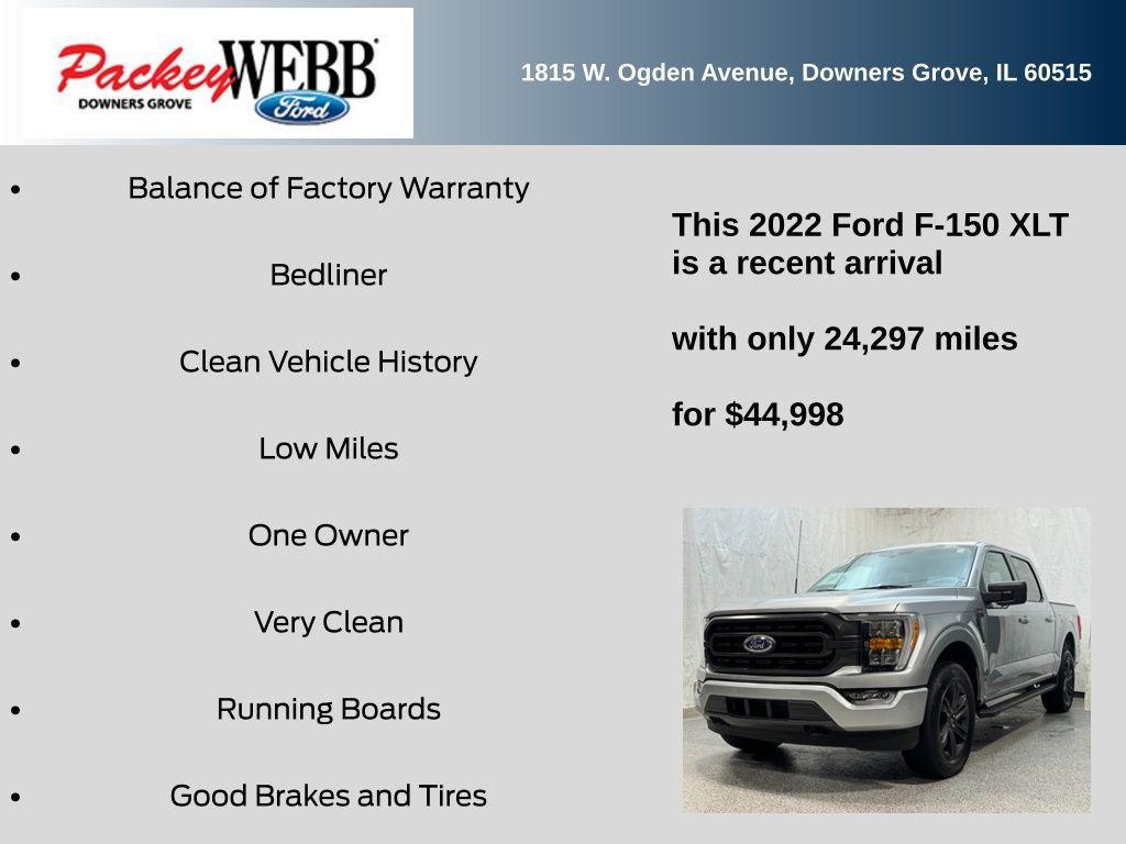 used 2022 Ford F-150 car, priced at $44,998