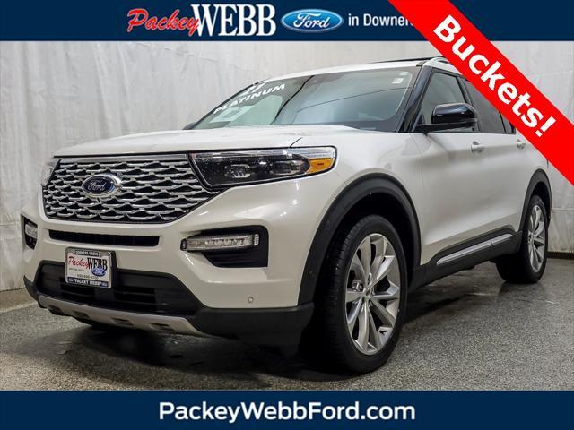 used 2021 Ford Explorer car, priced at $35,155