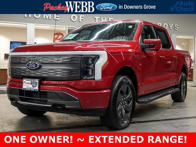 used 2022 Ford F-150 Lightning car, priced at $59,850