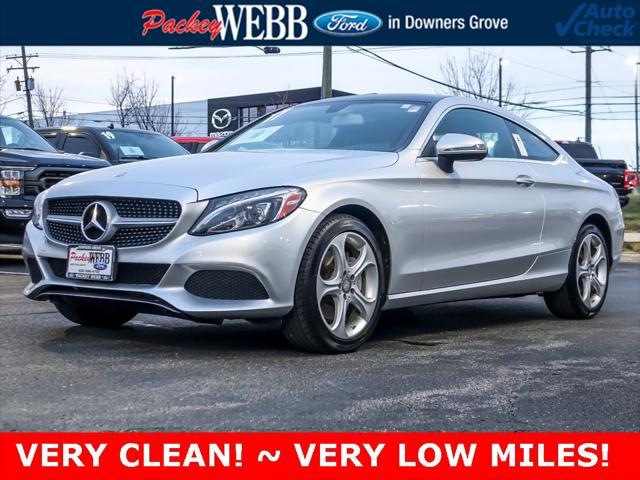 used 2017 Mercedes-Benz C-Class car, priced at $22,475