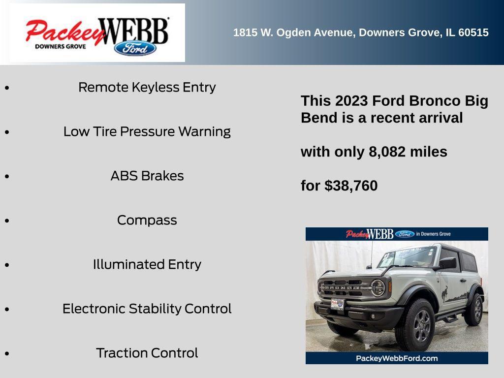 used 2023 Ford Bronco car, priced at $38,760
