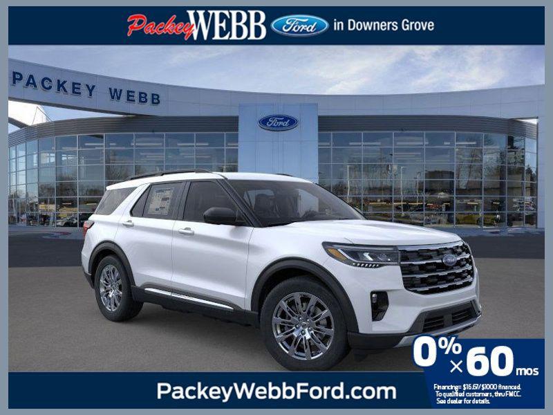 new 2025 Ford Explorer car, priced at $47,955