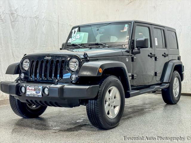 used 2017 Jeep Wrangler Unlimited car, priced at $20,594