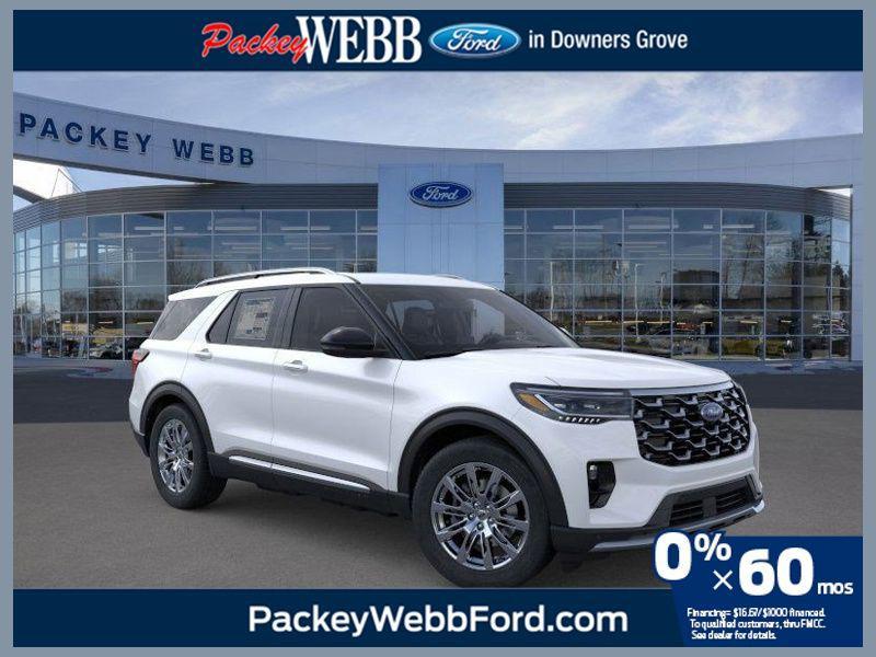 new 2025 Ford Explorer car, priced at $55,570
