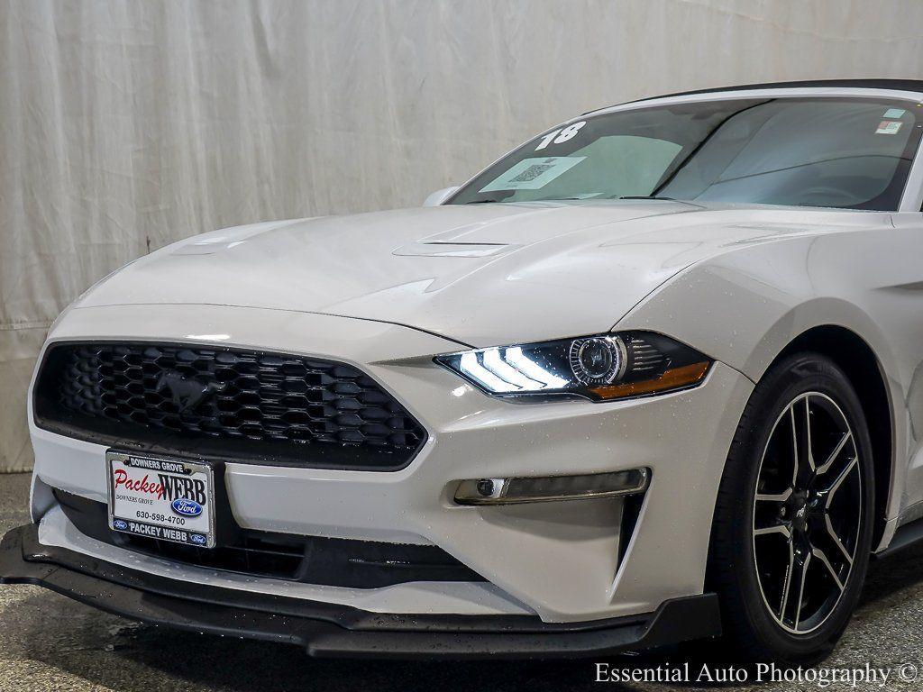 used 2018 Ford Mustang car, priced at $19,921