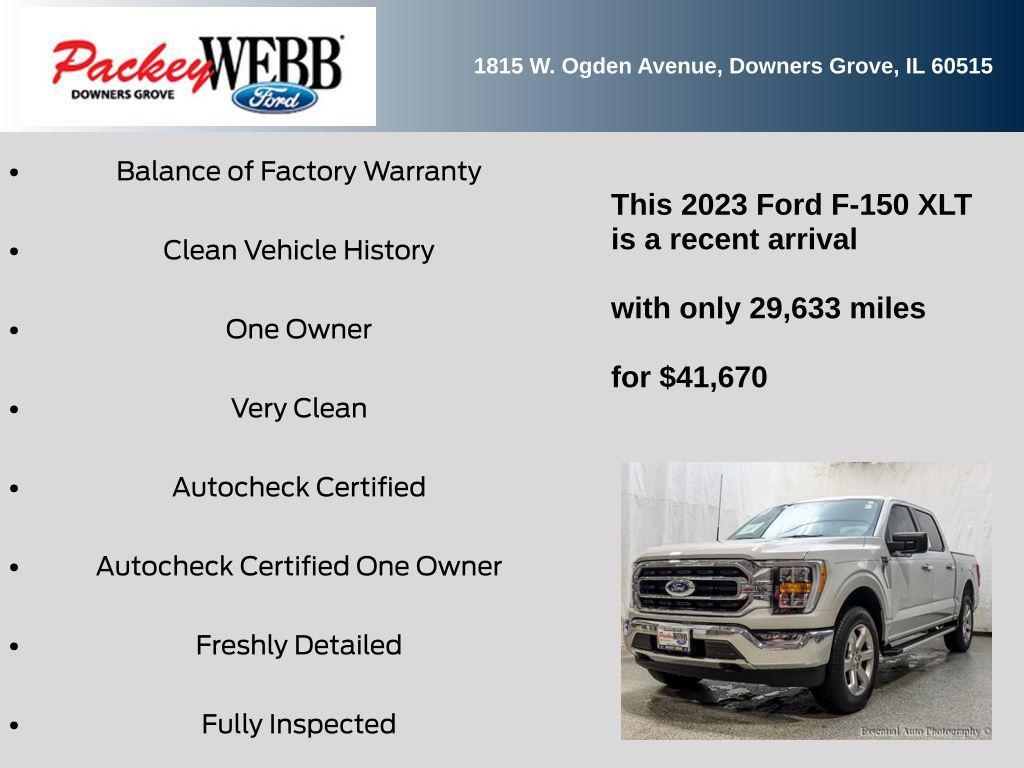 used 2023 Ford F-150 car, priced at $41,670