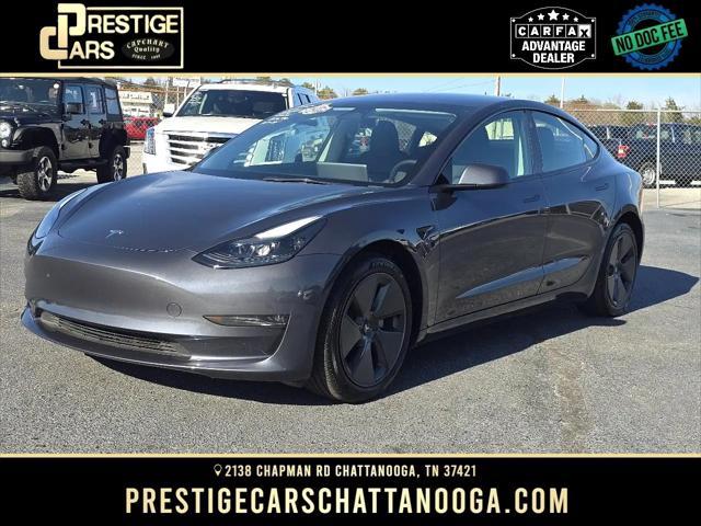 used 2023 Tesla Model 3 car, priced at $27,850