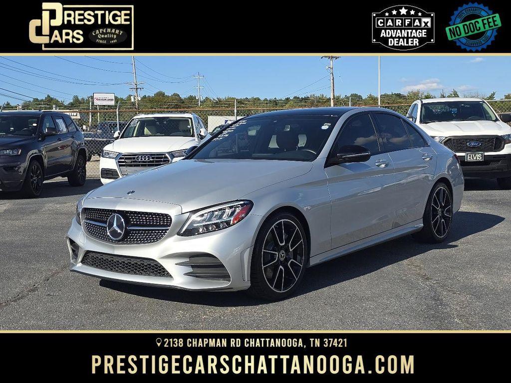 used 2019 Mercedes-Benz C-Class car, priced at $21,500