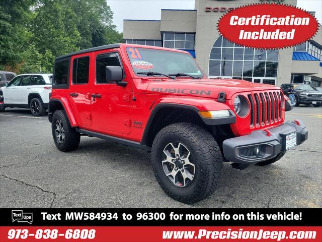 used 2021 Jeep Wrangler Unlimited car, priced at $39,931