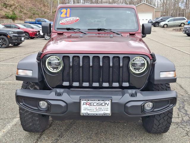 used 2021 Jeep Wrangler car, priced at $34,921