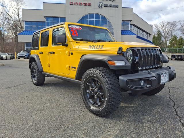 used 2021 Jeep Wrangler car, priced at $35,391