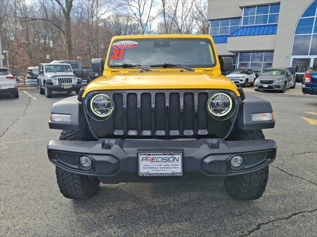 used 2021 Jeep Wrangler car, priced at $35,391