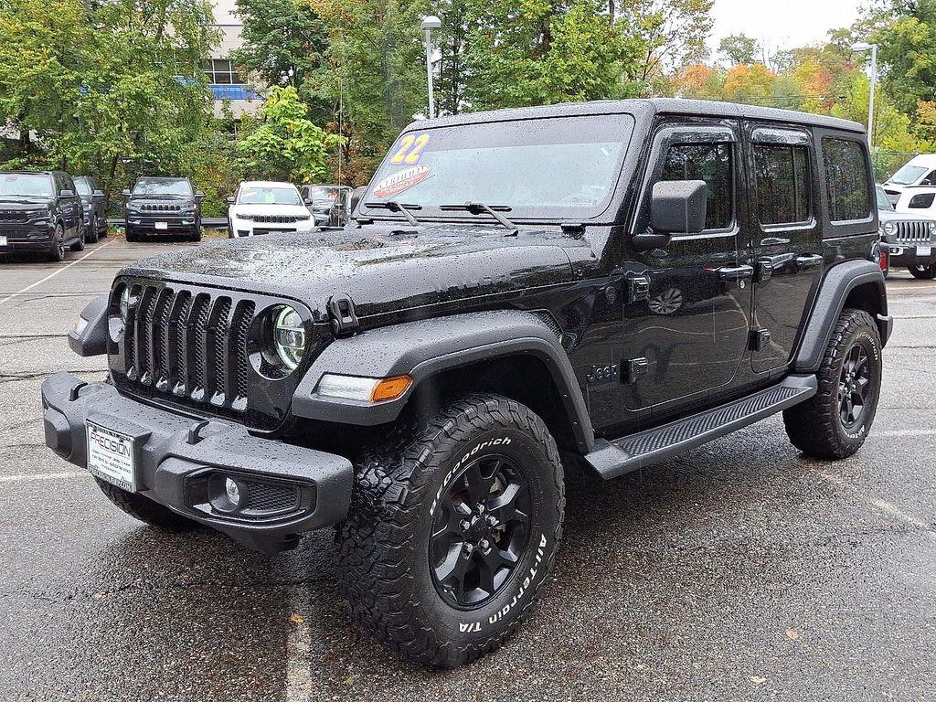 used 2022 Jeep Wrangler car, priced at $36,932