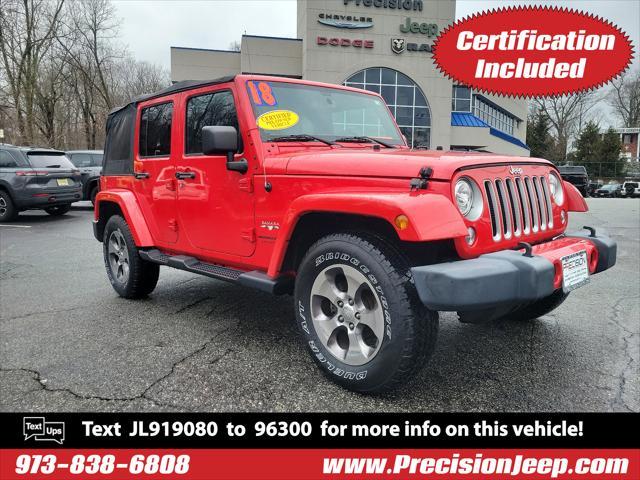 used 2018 Jeep Wrangler JK Unlimited car, priced at $27,558