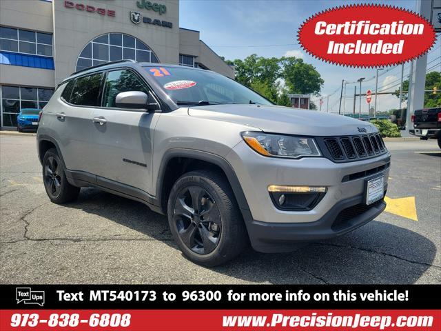 used 2021 Jeep Compass car, priced at $22,801