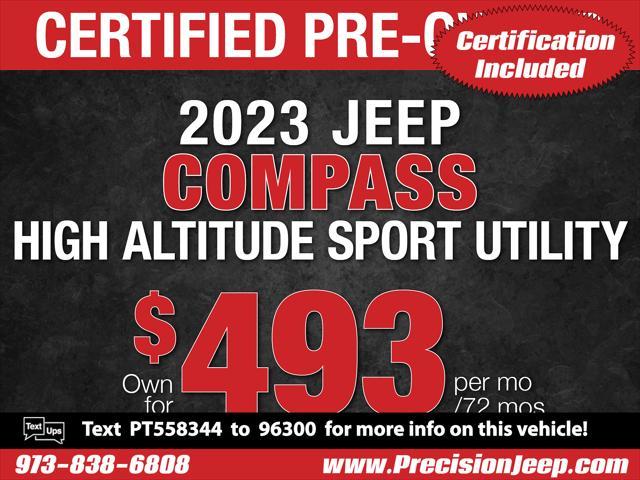 used 2023 Jeep Compass car, priced at $28,423