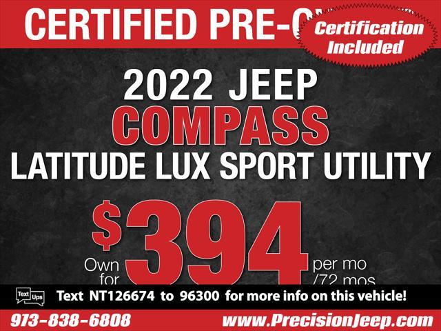 used 2022 Jeep Compass car, priced at $23,222