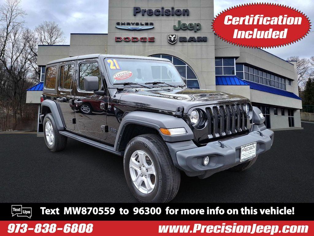 used 2021 Jeep Wrangler Unlimited car, priced at $32,951