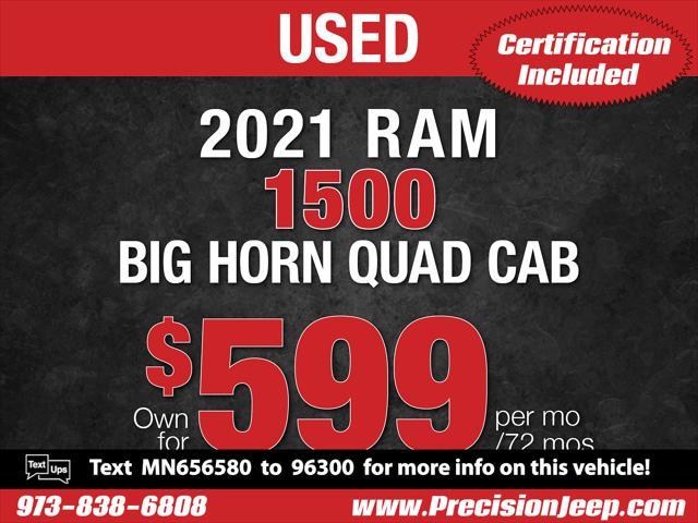 used 2021 Ram 1500 car, priced at $34,211