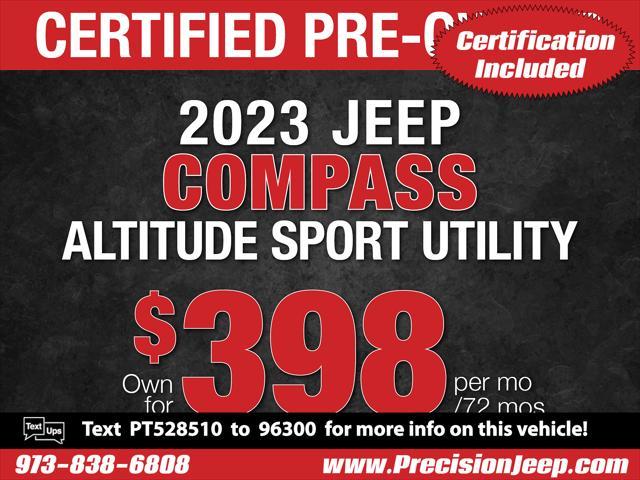 used 2023 Jeep Compass car, priced at $23,453