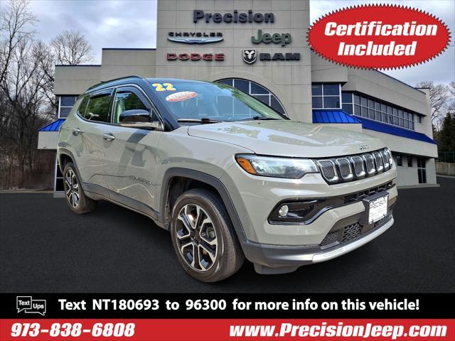 used 2022 Jeep Compass car, priced at $25,582
